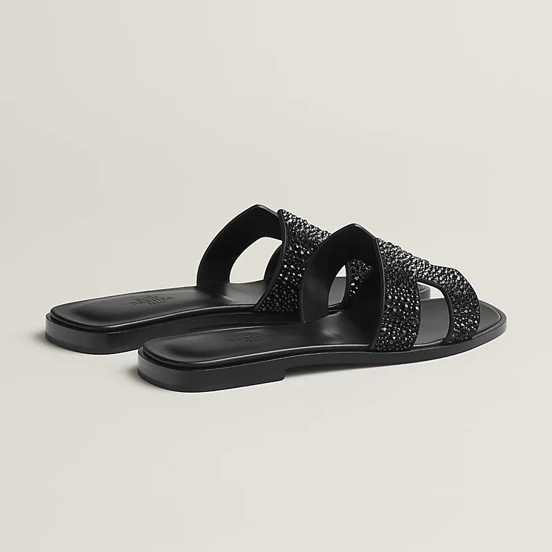 Sandales Oran - Noir Petillant